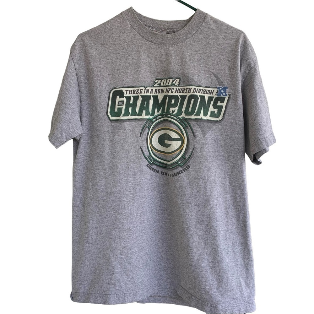2004 Green Bay Packers NFC Champs Tee Shirt NFL Size large.